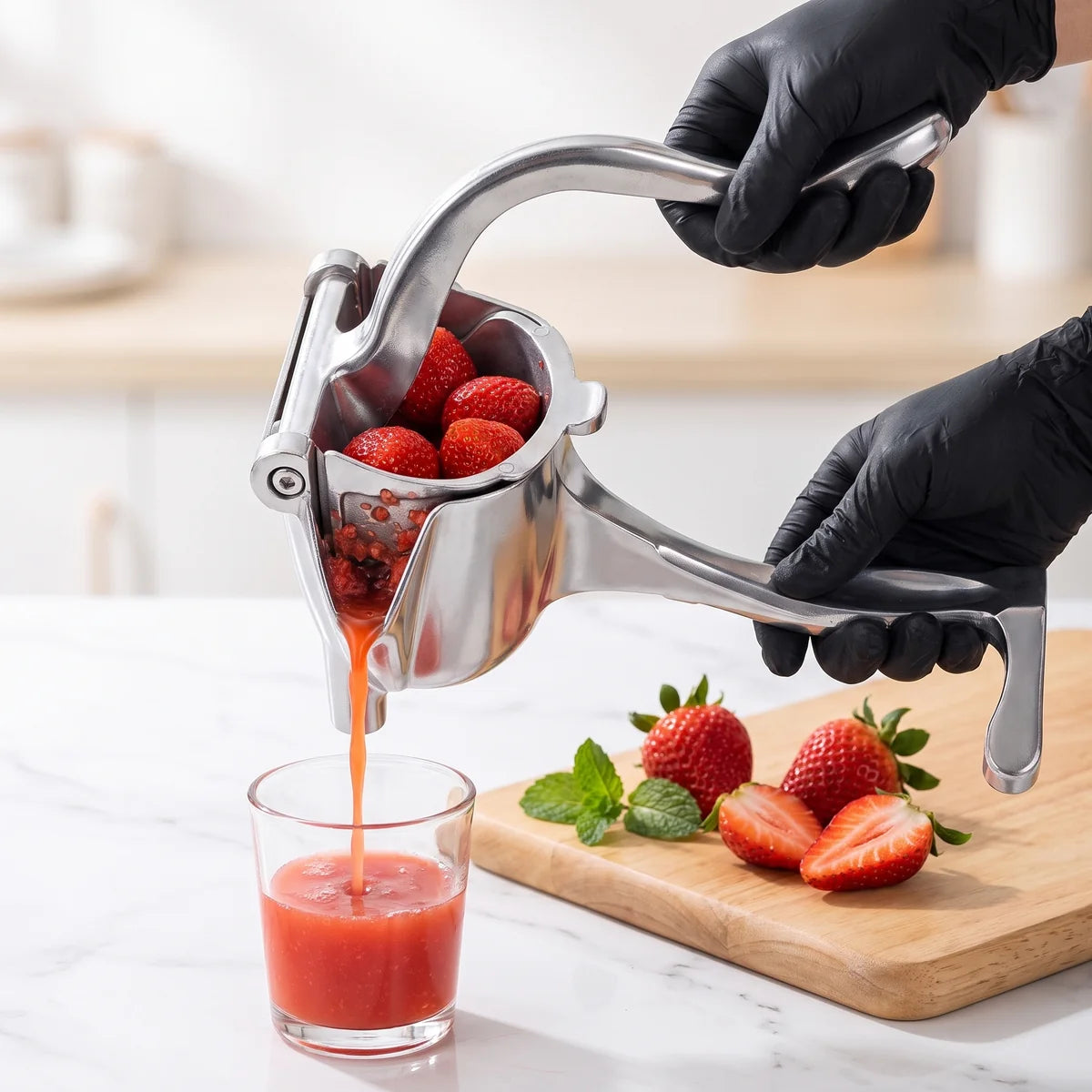 Heavy-Duty Manual Fruit Juicer